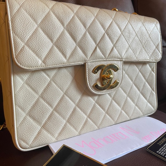 CHANEL JUMBO XL CLASSIC FLAP CAVIAR24k GHW - Picture 3 of 17